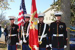USMC Recruiting Substation, Fargo, and USMC Law Enforcement Detachment Co., Wahpeton, soldiers presented the colors.