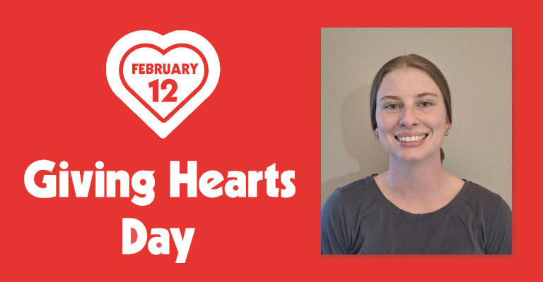 Help Mayville State nursing students like Kendra on Giving Hearts Day!