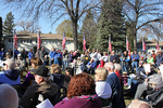 A crowd of about 200 people attended the dedication program.