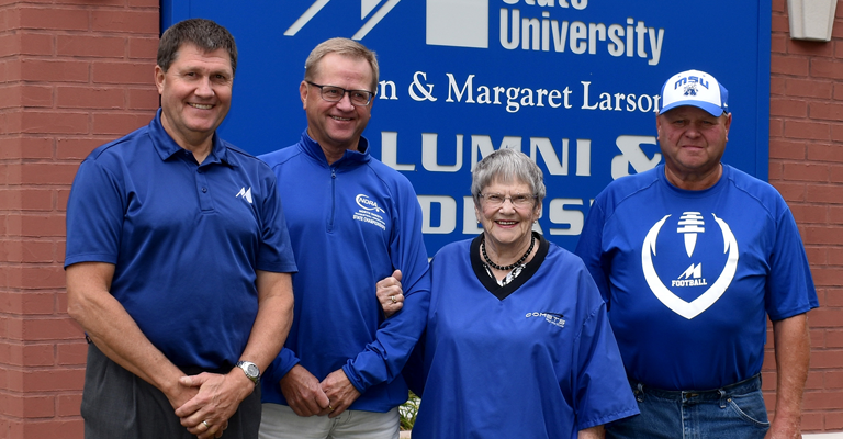 Strand family establishes endowment at Mayville State University