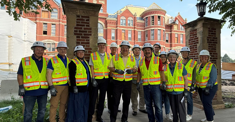 MSU Foundation board members return to Old Main to honor its legacy and see its future