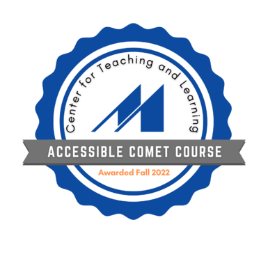 Fall 22 Accessible Comet Course Badge.png