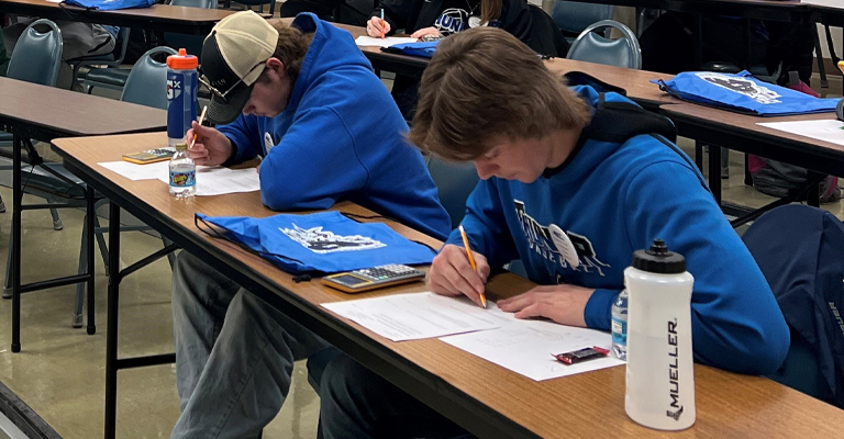 Area high school students attend math meet at Mayville State