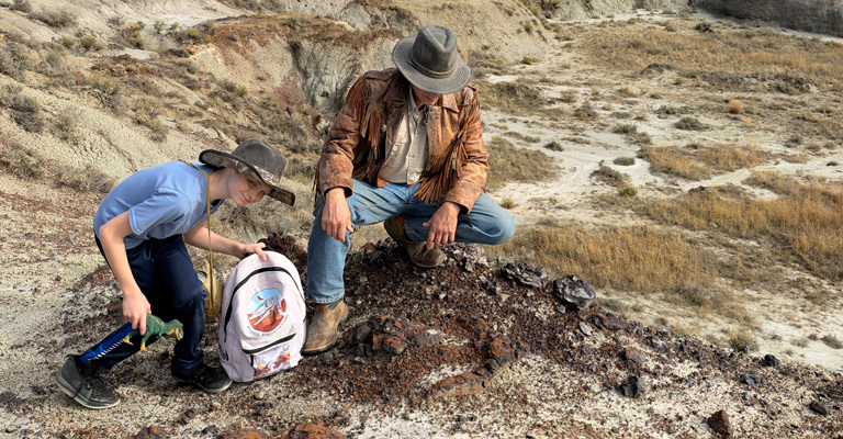 Mayville State professor uncovers rare dinosaur trackway in Montana